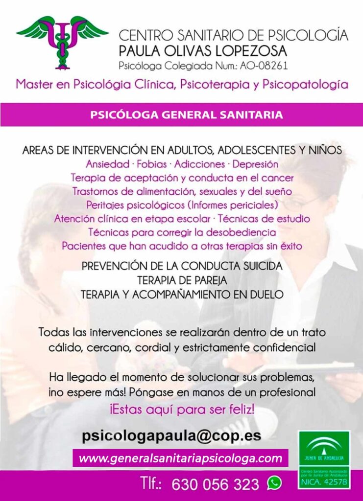 Psicologia sanitaria Cartel