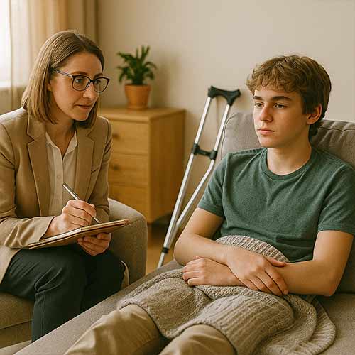 Psicologia sanitaria para adolescentes a domicilio